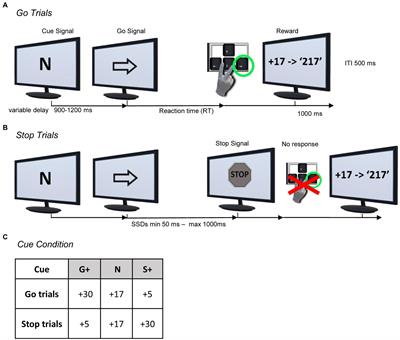 Reward prospect affects strategic adjustments in stop signal task